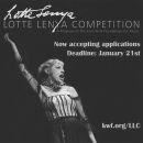 Over $75K in prizes and awards: The 2019 Lotte Lenya Competition