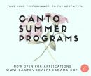 Take your performance to the next level: Canto Vocal Programs 2021