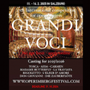 17th International Competition for Opera Singers GRANDI VOCI!