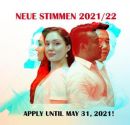 Apply now for NEUE STIMMEN 2021/22!